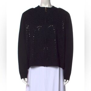 St. John crew neck sweater cardigan XL